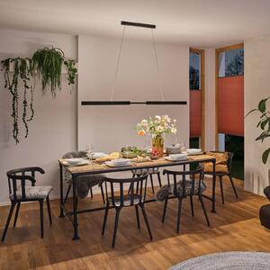 Paulmann Inteligentna lampa wisząca Aptare, możliwość ściemniania, czarny, salon / jadalnia, metal, nowoczesny