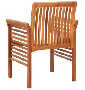 Krzesło ogrodowe z drewna akacji Kioto - biel
