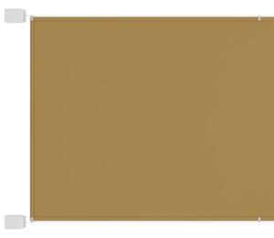 Markiza pionowa, beżowa, 60x420 cm, tkanina Oxford