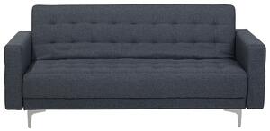 Modułowa sofa rozkładana 3-osobowa pikowana ciemnoszara Aberdeen Beliani