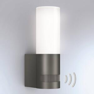 STEINEL Lampa zewnętrzna z czujnikiem ruchu L 605 S, czarny, aluminium, nowoczesny