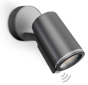 STEINEL Reflektor zewnętrzny Smart Sensor One SC, antracytowy, IP44 Spot SC, czarny, aluminium, nowoczesny