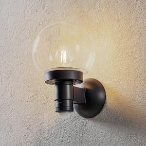 STEINEL Lampa zewnętrzna z czujnikiem ruchu L 115 S, czarny, szkło