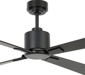Beacon Lighting Wentylator sufitowy Airfusion Climate DC, czarny, cichy, czarny, salon / jadalnia, drewno, nowoczesny