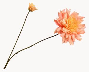 Komplet sztucznych kwiatów dekoracyjnych Dahlia, 2 elem
