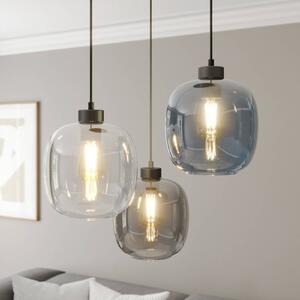 Lampa wisząca szklana Elio TK Lighting, możliwość ściemniania, przezroczysty / transparentny, salon / jadalnia, szkło, nowoczesny