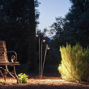 Vibia Zewnętrzna lampa stojąca zewnętrzna LED Brisa, 1-punktowa, brązowa BRISA, brązowy / rdzawy, tworzywo sztuczne, design