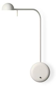 Vibia Kinkiet LED Pin, biały / opal, sypialnia, aluminium, nowoczesny