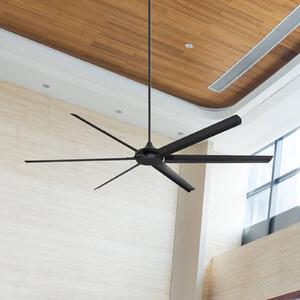 Westinghouse Wentylator sufitowy Widespan, czarny Widespan, czarny, salon / jadalnia, aluminium, nowoczesny