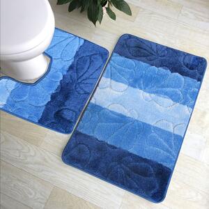 Niebieski komplet dywaników łazienkowych - Visto 4X