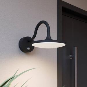 Lampa zewnętrzna z czujnikiem ruchu Fineria Arcchio, czarny, aluminium, nowoczesny