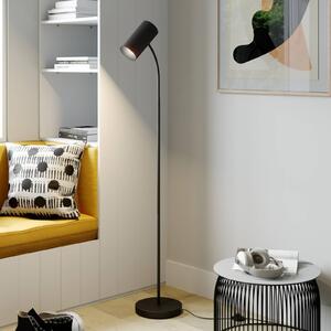 Lampa stojąca Karoli Lindby, czarny, salon / jadalnia, metal, nowoczesny