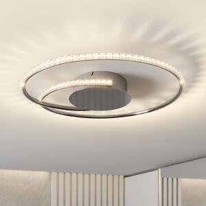 Lampa sufitowa LED Joline Lindby, chromowy / srebrny, salon / jadalnia, metal, nowoczesny