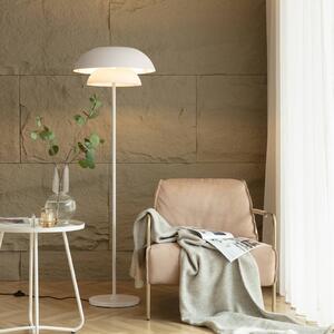 Lampa stojąca designerska Kellina Lucande, biały / opal, salon / jadalnia, metal, design