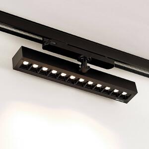 Reflektor szynowy LED Arcchio Millay czarny 3000K, czarny, biuro, aluminium, nowoczesny