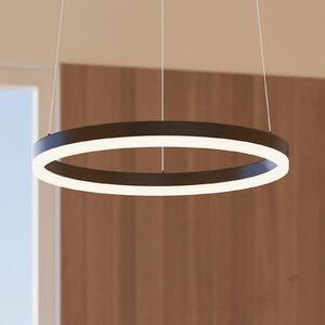 Lampa wisząca Albiona Arcchio, możliwość ściemniania, czarny, kuchnia, metal, nowoczesny