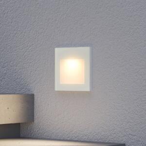 Arcchio oprawa wpuszczana ścienna LED Zamo, biała, 11 cm, metal, IP65 Zamo Arcchio, możliwość ściemniania, biały / opal, przedpokój, aluminium, nowoczesny