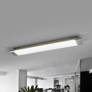 Lampa sufitowa LED Vinca Arcchio, aluminiowy / szary / cynkowy, biuro, tworzywo sztuczne, nowoczesny
