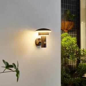 Lampa zewnętrzna z czujnikiem ruchu LILLIE Lindby, aluminiowy / szary / cynkowy, stal szlachetna, nowoczesny