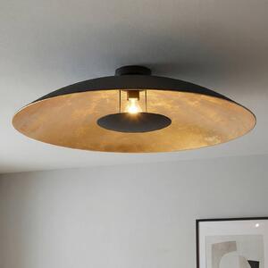 Lampa sufitowa Narisara Lindby, możliwość ściemniania, czarny, salon / jadalnia, metal, nowoczesny