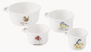 Komplet miarek z porcelany kostnej Royal Worcester, 4 elem