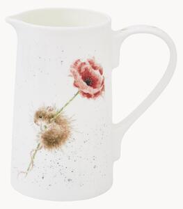 Dzbanek z porcelany kostnej Poppy Mouse
