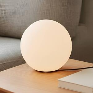 Lampa stołowa Marike Lindby, biały / opal, salon / jadalnia, szkło, nowoczesny