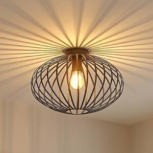 Lampa sufitowa Maivi Lindby, możliwość ściemniania, czarny, salon / jadalnia, metal, nowoczesny