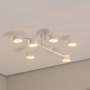 Lampa sufitowa Modus 6 EMIBIG LIGHTING, możliwość ściemniania, biały / opal, salon / jadalnia, metal, nowoczesny
