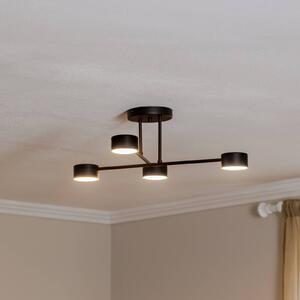 Lampa sufitowa Modus 4 EMIBIG LIGHTING, możliwość ściemniania, czarny, salon / jadalnia, metal, nowoczesny