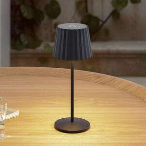 Lindby lampa stołowa LED Esali, czarny, metal, IP65 Esali Lindby, możliwość ściemniania, czarny, salon / jadalnia, aluminium, nowoczesny