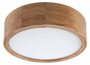 Lampa sufitowa Caspian Envostar, możliwość ściemniania, jasne drewno, łazienka, drewno