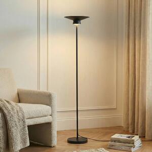 Lampa stojąca LED Norvind Lindby, czarny, salon / jadalnia, metal, nowoczesny