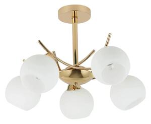 Złota lampa wisząca w stylu glamour - D249 F7-S36