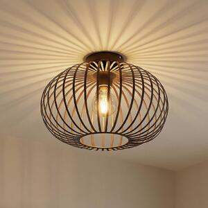 Lampa sufitowa Nahele Lindby, możliwość ściemniania, salon / jadalnia, metal, vintage