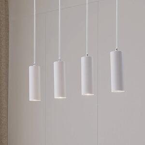 Lampa wisząca Joffrey Lindby, możliwość ściemniania, biały / opal, salon / jadalnia, metal, nowoczesny