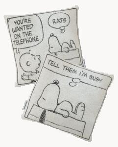 Komplet poszewek na poduszkę z wełny Peanuts, 2 elem