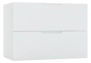 Szafka łazienkowa z 2 szufladami pod umywalkę jasnoszary mat 80 cm Z3-R29