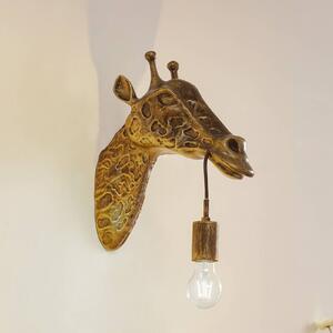 Kinkiet Nirvathia Lindby, możliwość ściemniania, mosiężny / złoty, salon / jadalnia, metal, design