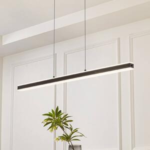 Lampa wisząca Lucande Lucande, możliwość ściemniania, czarny, salon / jadalnia, aluminium, nowoczesny