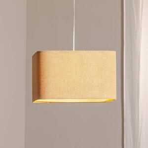 Lampa wisząca Kwadro Maco Design, możliwość ściemniania, salon / jadalnia, tkanina / materiał / jedwab