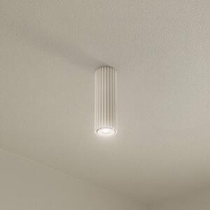 Lampa sufitowa Karbon SOLLUX LIGHTING, możliwość ściemniania, kremowy / amber, salon / jadalnia, aluminium, nowoczesny