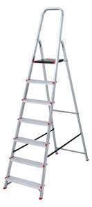 Składane schodki aluminiowe, 1x7 stopnie
