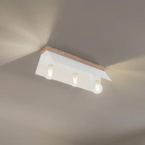 Lampa sufitowa Esme Lamkur, możliwość ściemniania, biały / opal, salon / jadalnia, metal, nowoczesny