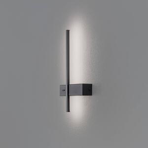 Kinkiet LED Vision Milagro Lighting, czarny, salon / jadalnia, metal, nowoczesny
