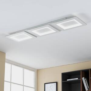 EGLO connect Inteligentna lampa sufitowa Connect Padrogiano-Z, możliwość ściemniania, biały / opal, salon / jadalnia, metal, nowoczesny