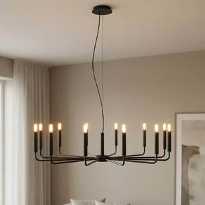 Żyrandol ORTO B Nowodvorski Lighting, czarny, salon / jadalnia, metal, nowoczesny
