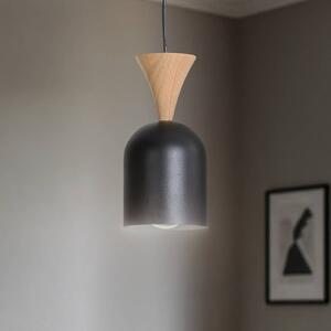 Lampa wisząca Nolan Lamkur, możliwość ściemniania, czarny, salon / jadalnia, metal, skandynawski