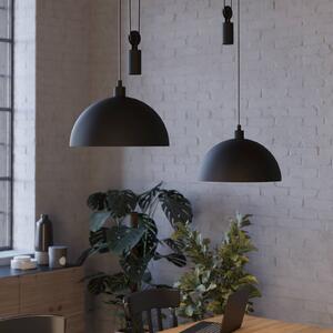 EGLO Lampa wisząca Winkworth, możliwość ściemniania, czarny, salon / jadalnia, metal