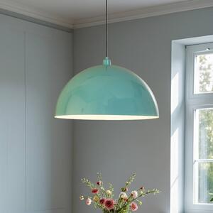 Lampa wisząca Kure Opviq, możliwość ściemniania, niebieski, kuchnia, metal, nowoczesny